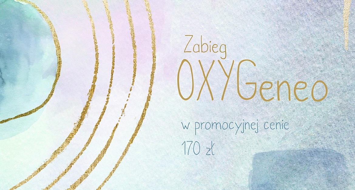 Geneo OXYGeneo w promocji w dniach 01-31.08.2022